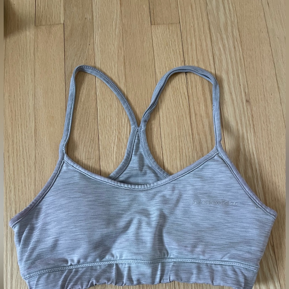 Light Gray Racerback Sports Bra - Women's Intimates
